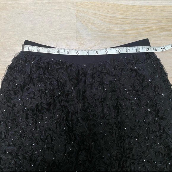 NWT FRENCH CONNECTION ROCHELLE RIBBON FLARED SKIRT - Picture 16 of 16